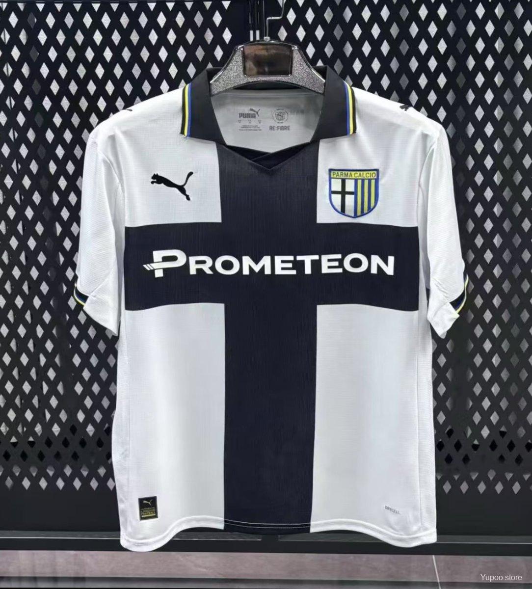 Camiseta de fútbol Parma 2025/26 LOCAL MANGA CORTA VERSION FAN